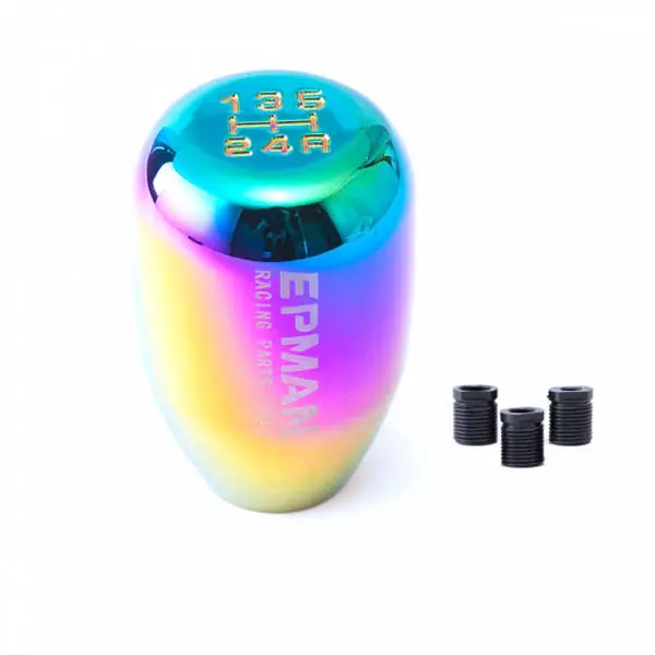 Gałka zmiany biegów aluminiowa 5B Uniwersalna Neo Chrome - Sprawdzony produkt