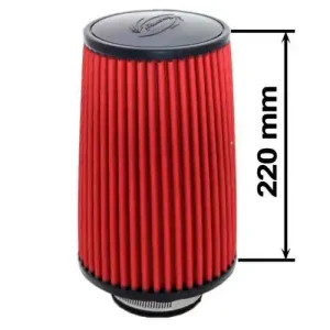 Filtr stożkowy Simota H 220mm OTW 101mm JAU-H02101-15 Czerwony - Oferta dnia
