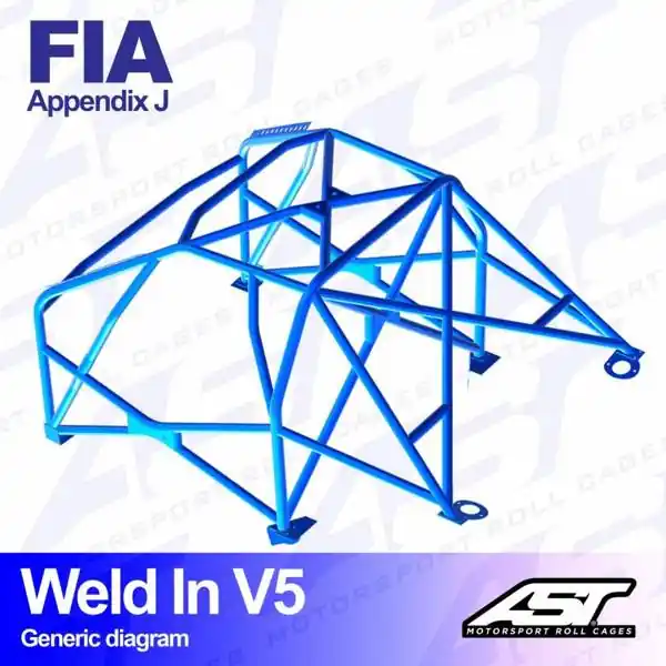 Top produkt | Klatka bezpieczeństwa FIAT Seicento (Typ 187) 3-drzwiowa Hatchback FWD spawana w V5