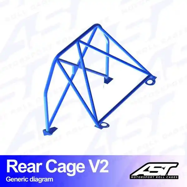 Roll Bar MAZDA MX-3 (EC) 3-drzwiowa Coupe tylna klatka V2 | Produkt premium