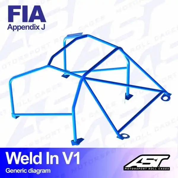 Klatka bezpieczeństwa Opel Vectra (A) 4-drzwiowa Sedan FWD spawana w V1 | Klienci polecają