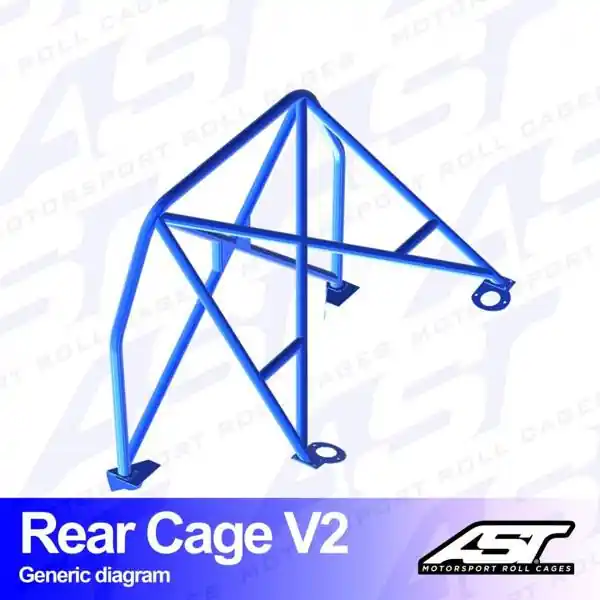 Roll Bar SUZUKI Swift (AA34S) 3-drzwiowa Hatchback tylna klatka V2 - Łatwy zwrot