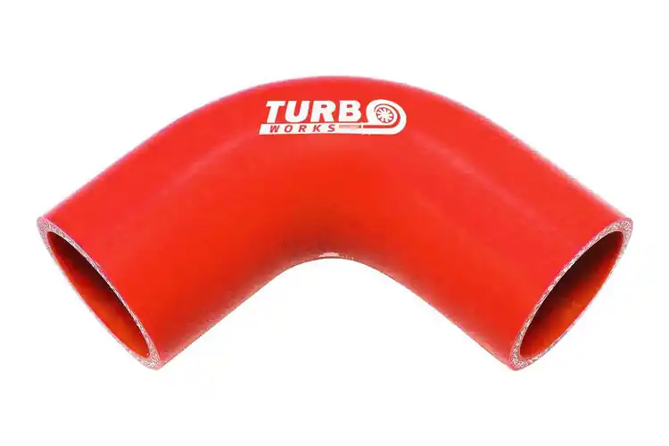 Kolanko 90st TurboWorks Red 70mm - Jakość premium