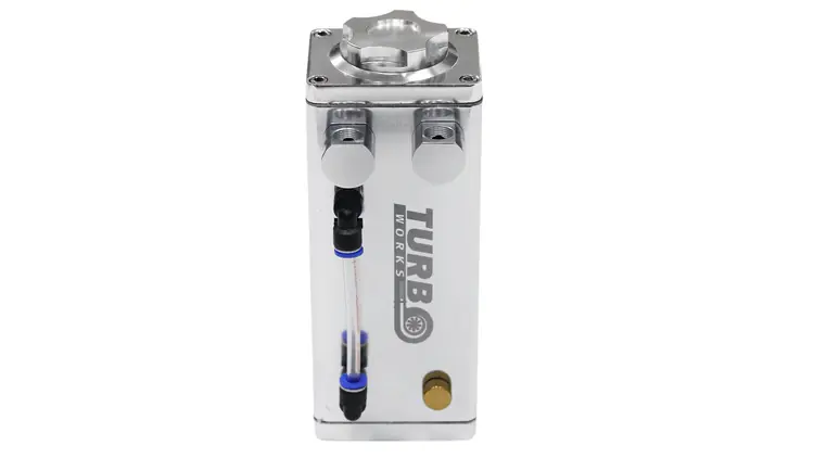 Oil Catch Tank TurboWorks 1L Silver - Wysoka jakość