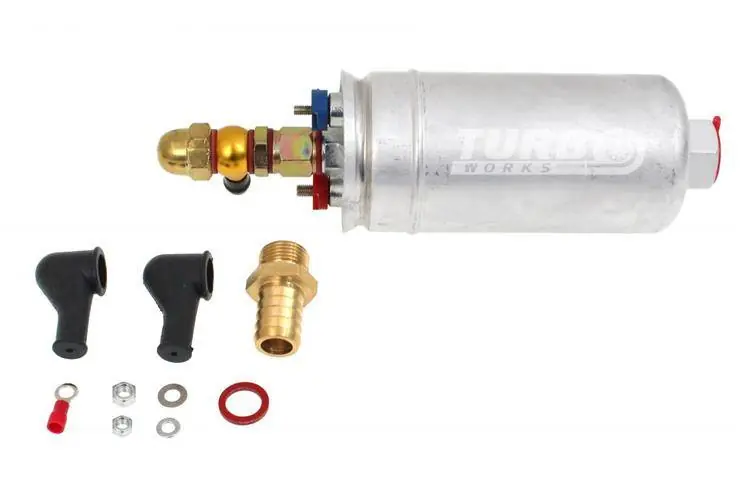 TurboWorks Fuel Pump 044 300lph + Mounting kit Silver | Nowa pozycja w ofercie
