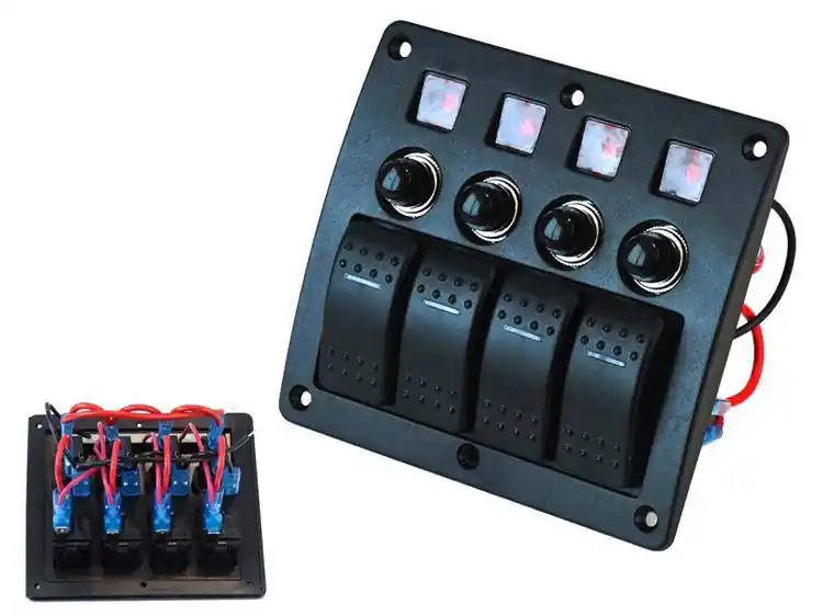 Właśnie dodano | Switch ON-OFFx4,BA 2x5A 1x10A 1x15A