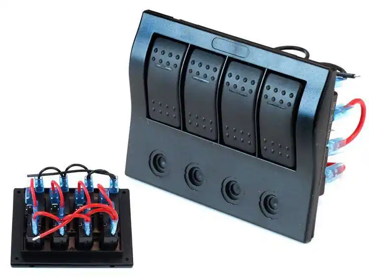 Switch 12/24V IP68 (ON)-OFFx1, ON-OFFX3, 2B 5A, 1B 10A, 1B 15A | Produkt premium