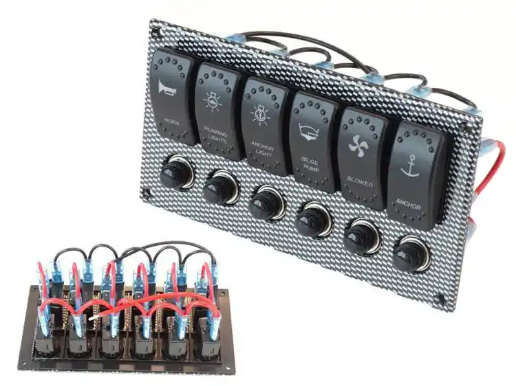 Przełączniki 12/24V x6 IP68 | Sprawdź teraz