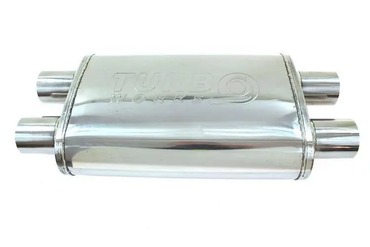 Tłumik Środkowy 2,25" (57mm) TurboWorks LT 304SS 355mm | Do wyczerpania zapasów
