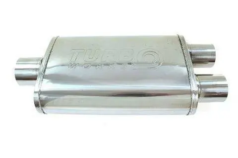 Tłumik Środkowy 2,5"-2,25" (63-57mm) TurboWorks LT 409SS 355mm - Dodatkowy rabat