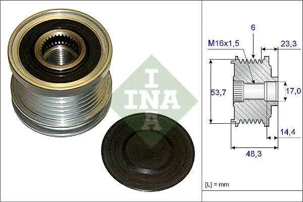 KOŁO PASOWE ALTERNATORA OPEL/VAUXHALL | Taniej