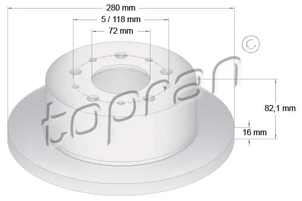 TARCZA HAM. 16MM REAR | Klienci polecają