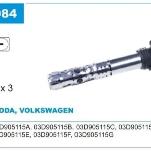 CEWKA ZAPŁONOWA, SEAT IBIZA, SKODA FABIA, vw FOX/POLO, 2001-2014 | Wyprzedaż