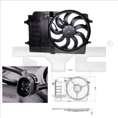 Cena producenta - WENTYLATOR CHŁODNICY BMW MINI 2001-2003