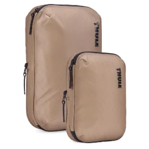 Thule zestaw 2 organizerów podróżnych mały + średni Compression Cube Set - Gentle Beige | Okazja cenowa