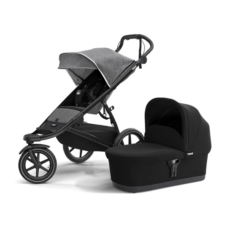 Spiesz się | Thule Urban Glide 2 Grey Melange wózek biegowy z gondolą w zestawie
